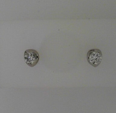 Ladies 14 Karat White Gold  Di