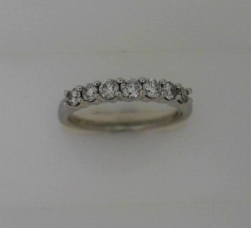 Ladies 14Kt White Gold Diamond Band