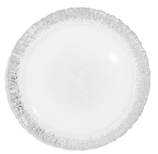 Rufolo Glass Platinum Salad Plate